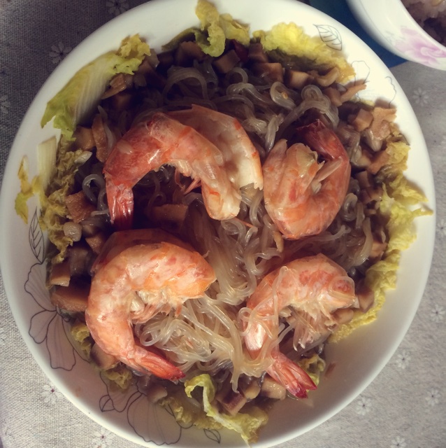蒜蓉粉丝蒸虾