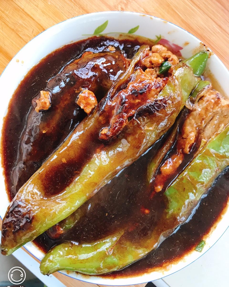下饭菜肴--青椒酿肉