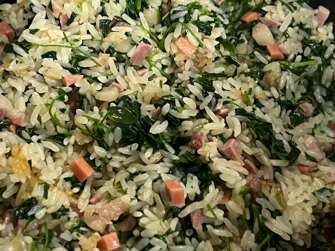 咸肉草头饭
