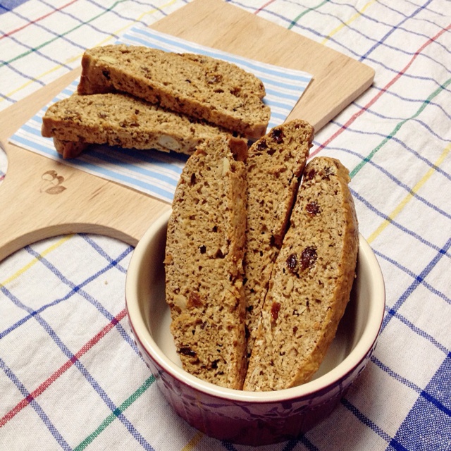 无油咖啡坚果意式脆饼