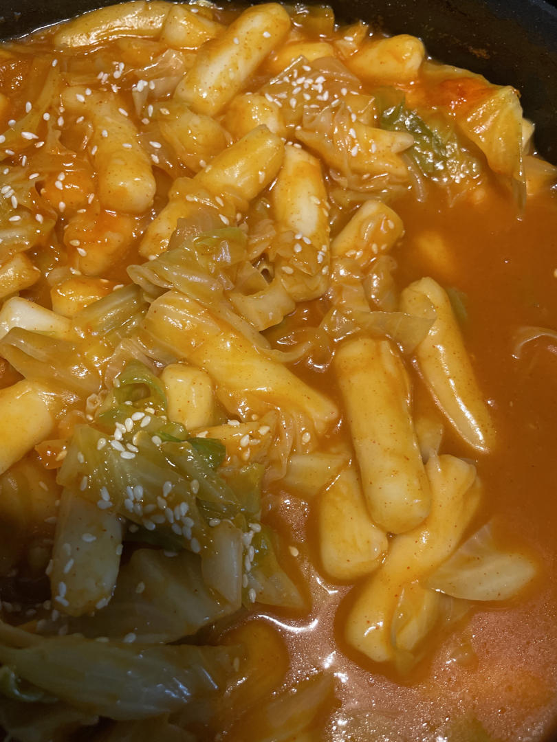 韩式辣炒年糕（or网红芝士套路之芝心年糕）