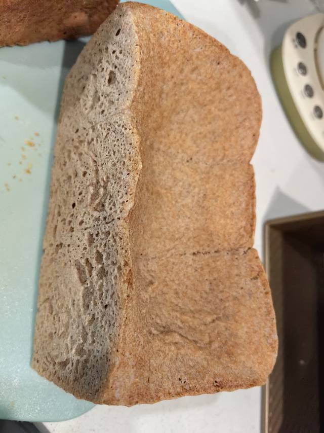 免揉100%全麦吐司-三次发酵