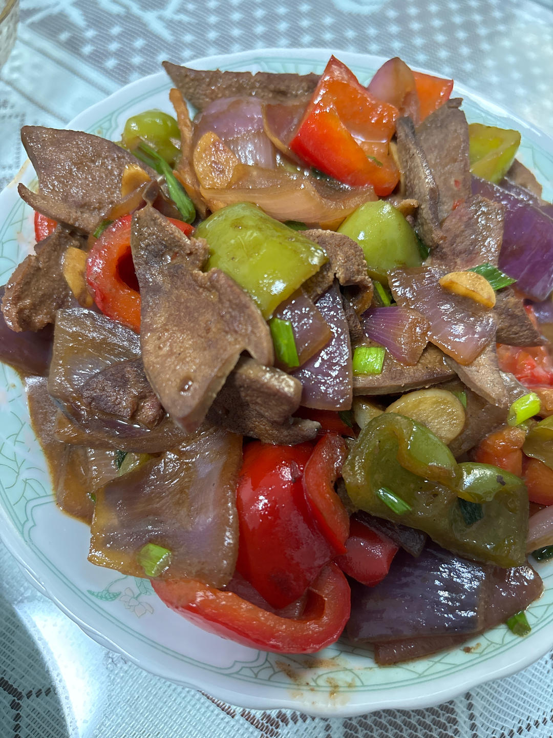 洋葱爆炒猪肝（简单易学，色香味俱全😋）