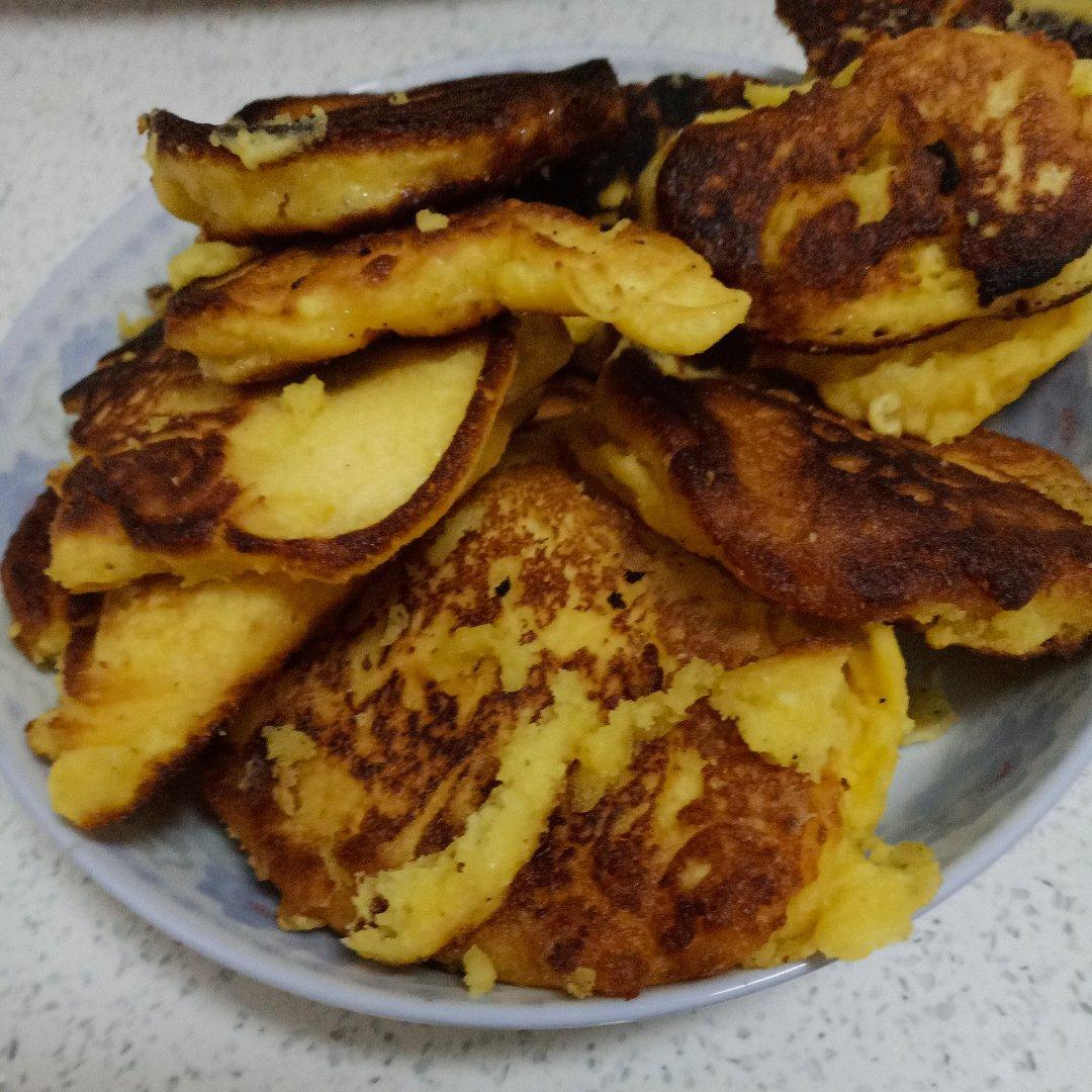 奶香玉米面饼