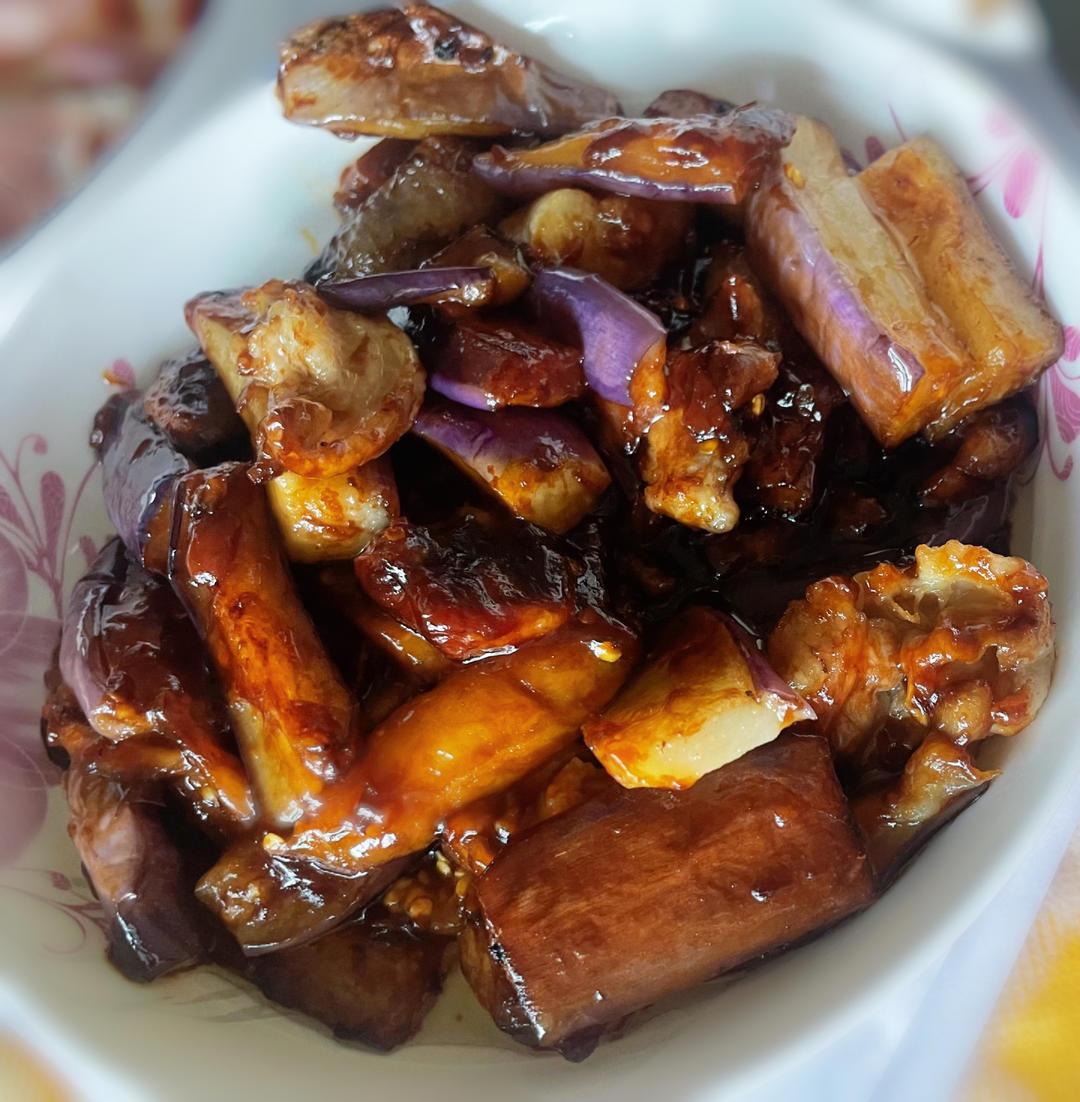 超级下饭酱香味肉末茄子