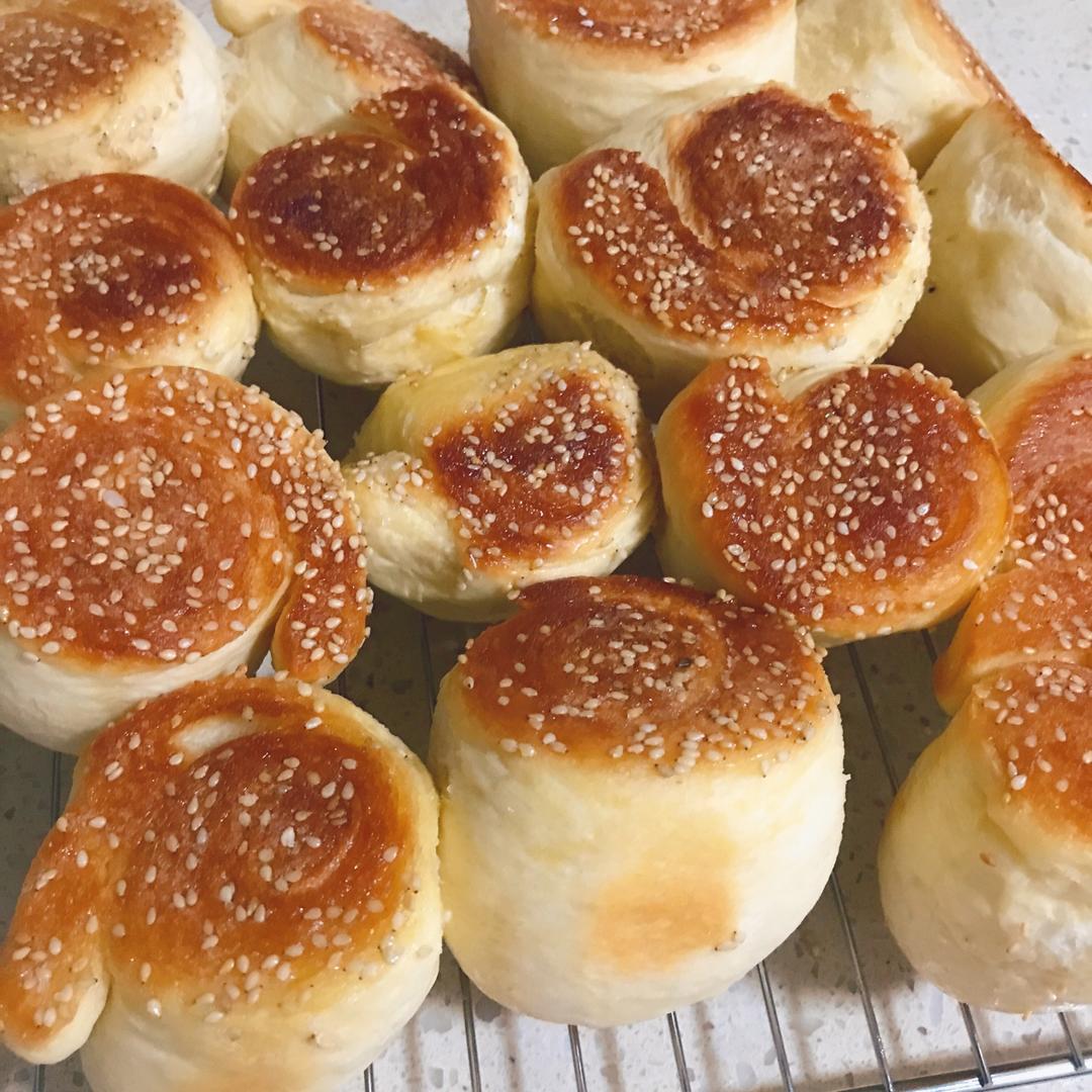 蜂蜜脆底小面包