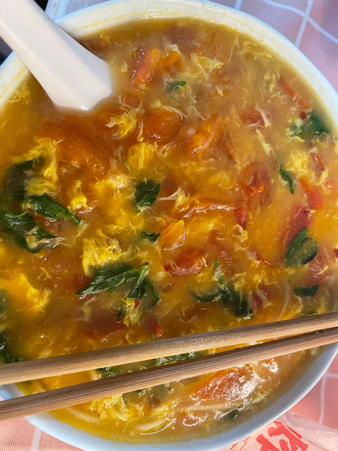 养生开胃健脾荆芥疙瘩汤