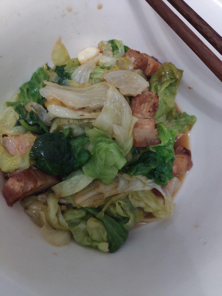 豆豉鲮鱼西生菜