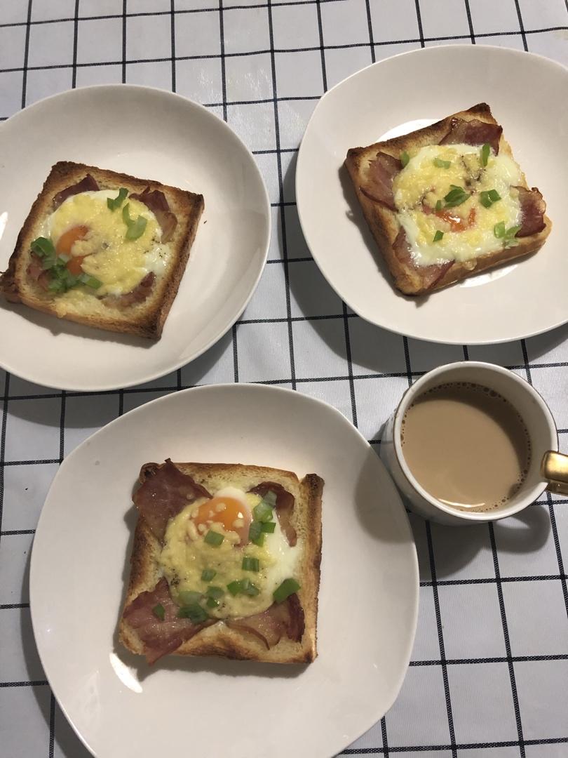 快手早餐 -- 吐司太阳蛋