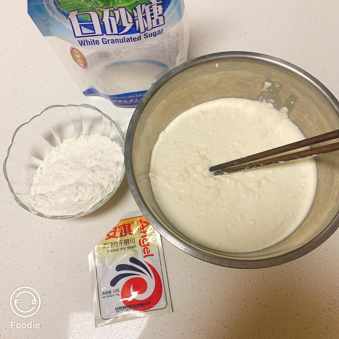 纯奶手撕吐司的做法 步骤1