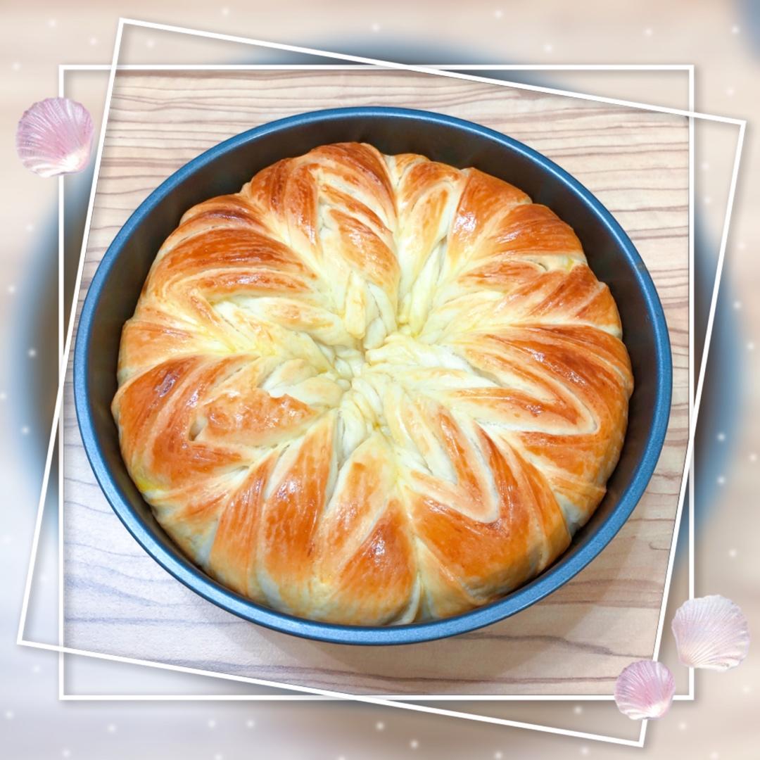 手撕千层花朵面包