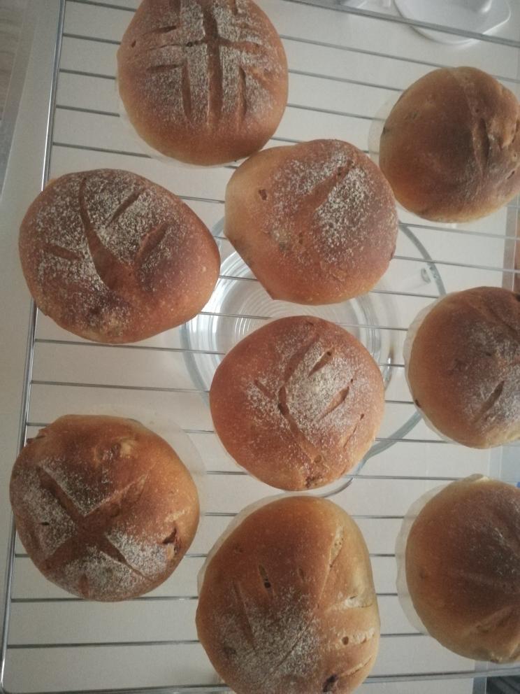 红酒桂圆全麦软欧