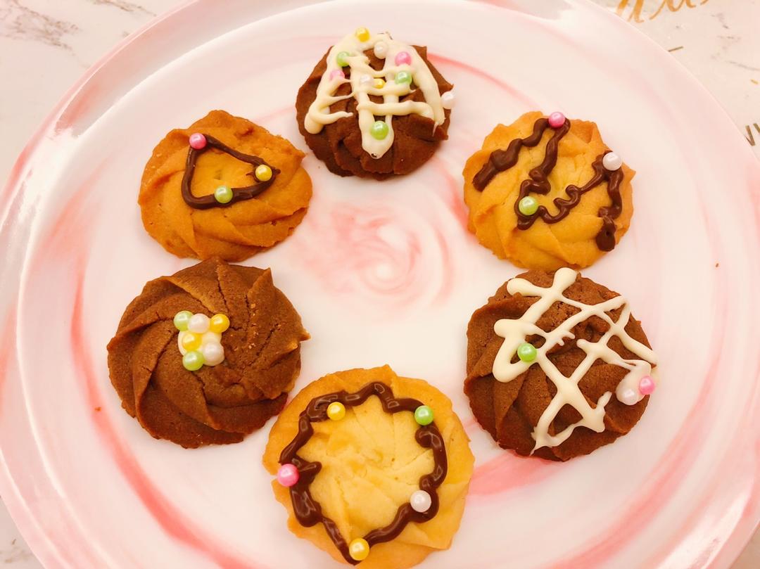 零失败花纹超级立体的黄油曲奇