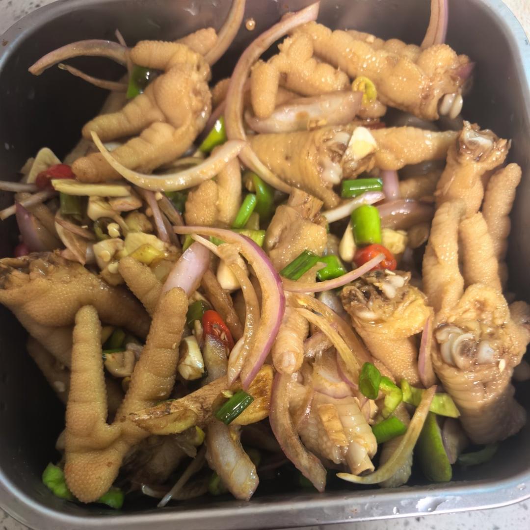 【柠檬酸辣鸡爪】自制超级无敌美味的网红鸡爪