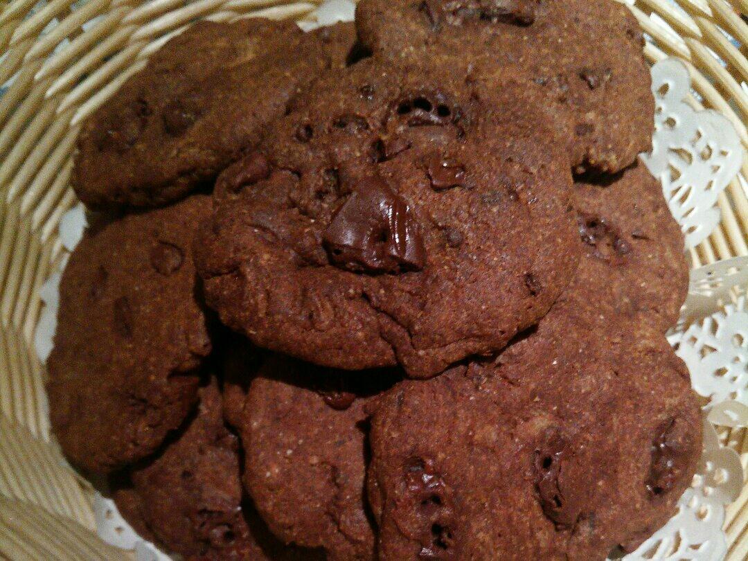 红糖 全麦巧克力饼的做法