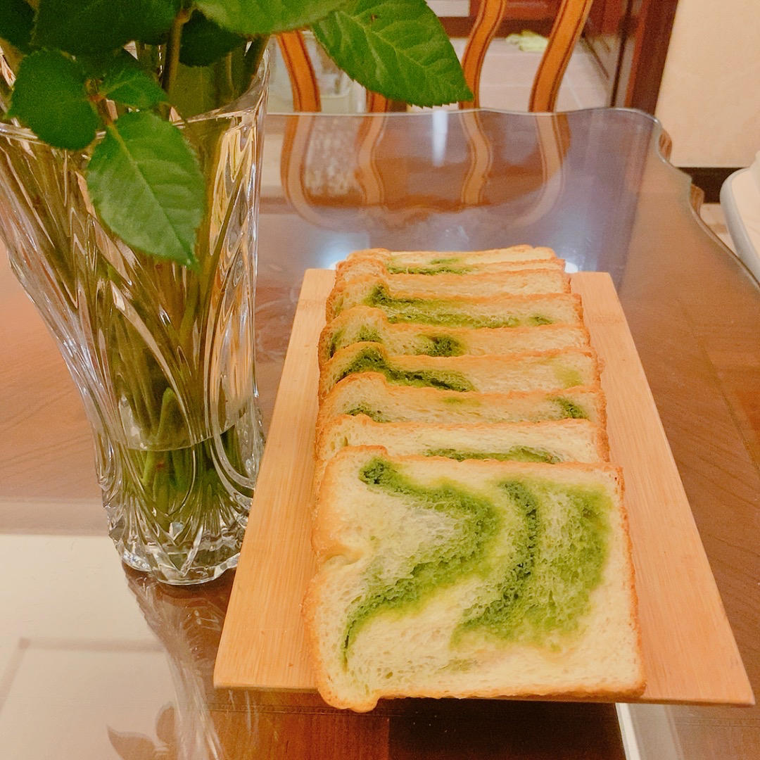 抹茶奶酥土司