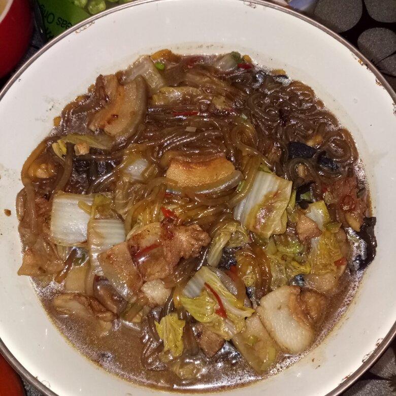 猪肉白菜炖粉条
