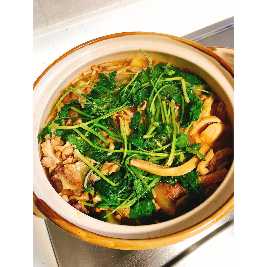 土豆牛杂煲