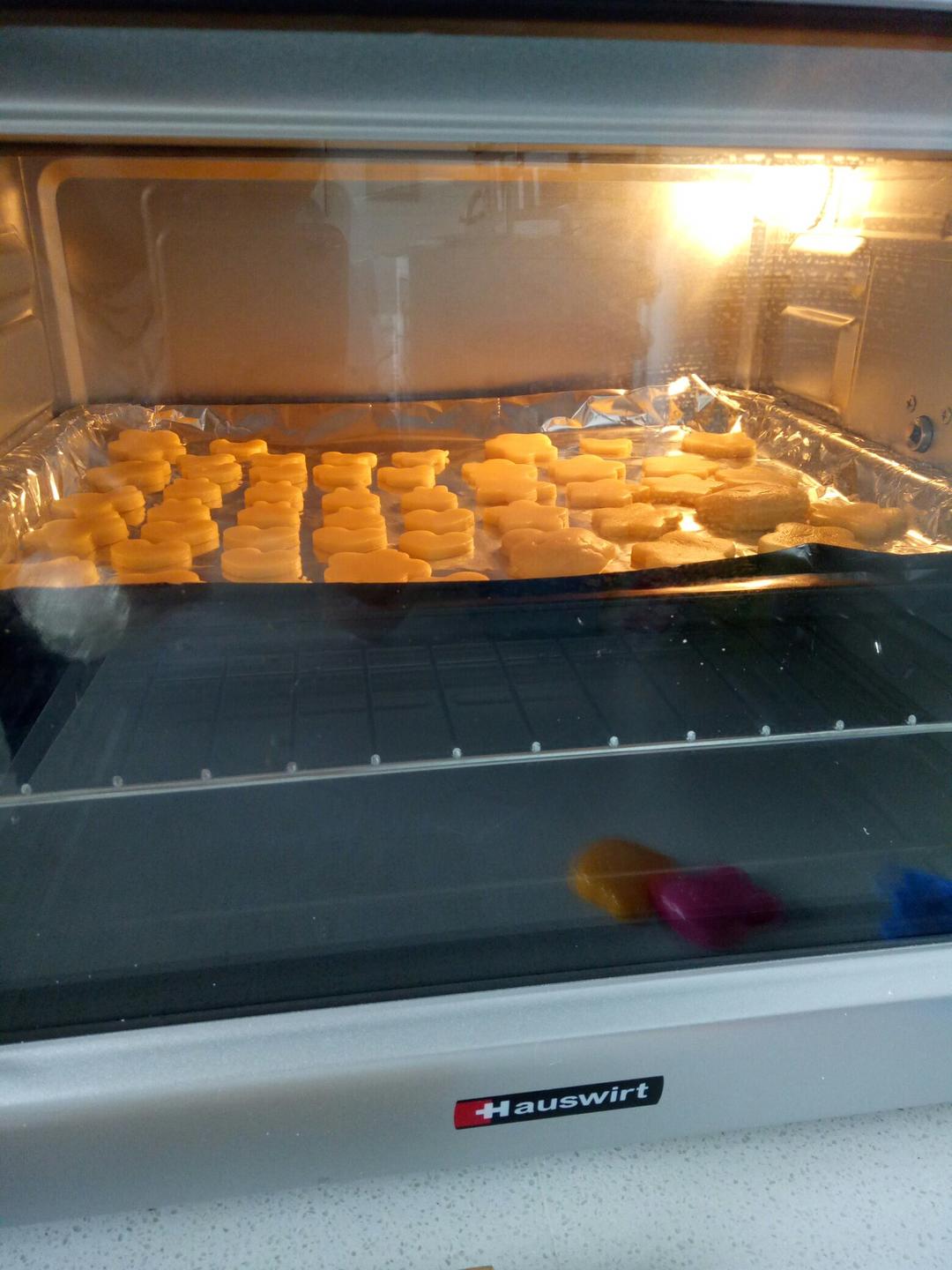 可爱动物黄油饼干(无糖粉)第一次烤饼干