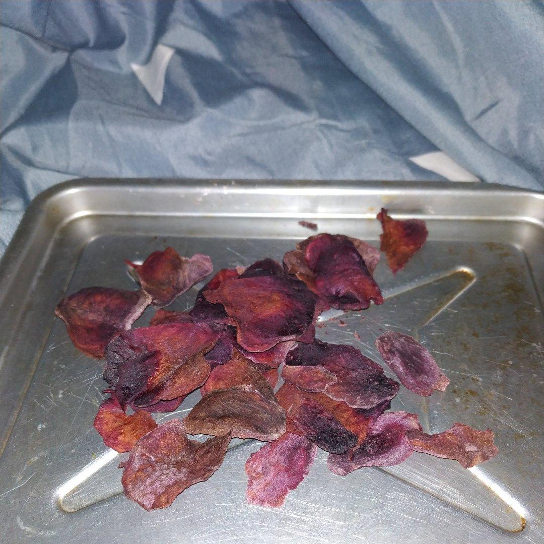 无油糖烤紫薯片