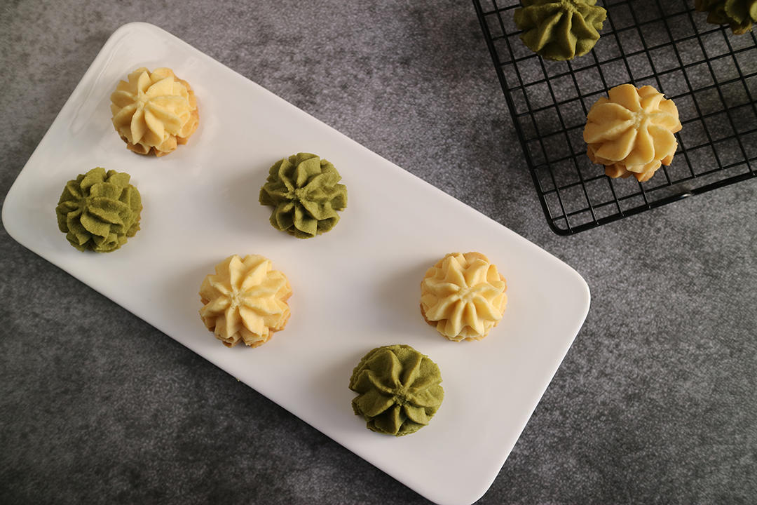 花纹清晰的云顶曲奇（网红曲奇小花）