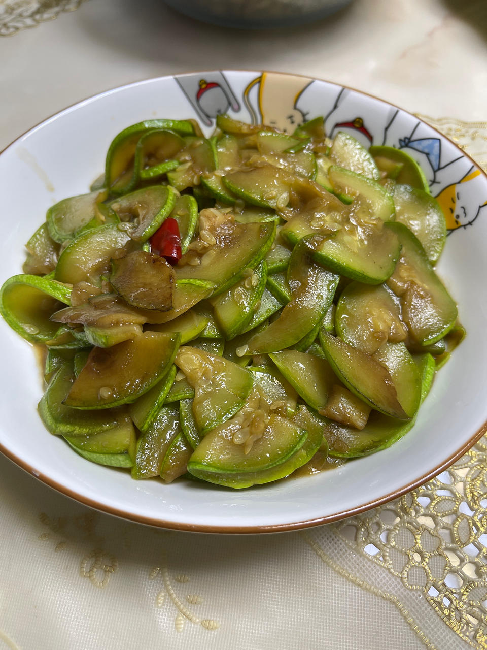 清炒西葫芦，五分钟快手菜