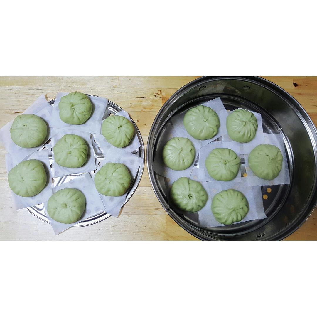 节省一半时间的大包子（另付翠绿菜包子，肉包子，腹黑包子食谱）