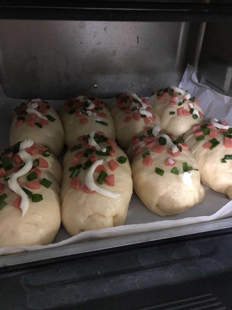香葱火腿肉松面包