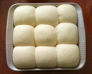 奶香小餐包（中种面包）的做法 步骤6