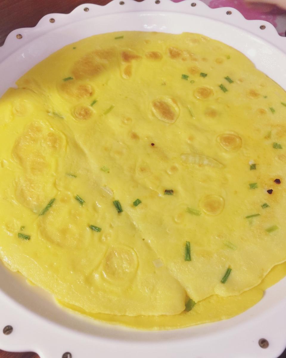【平底锅葱花蛋饼】