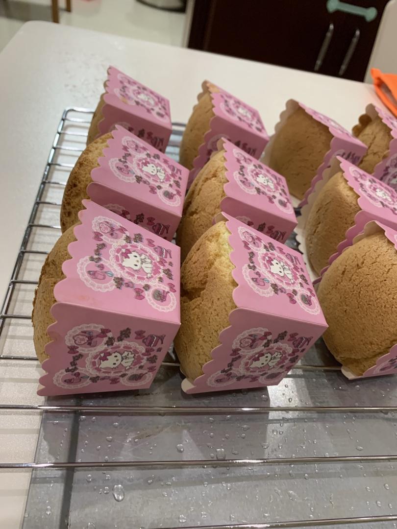 纸杯蛋糕 8寸戚风蛋糕的量