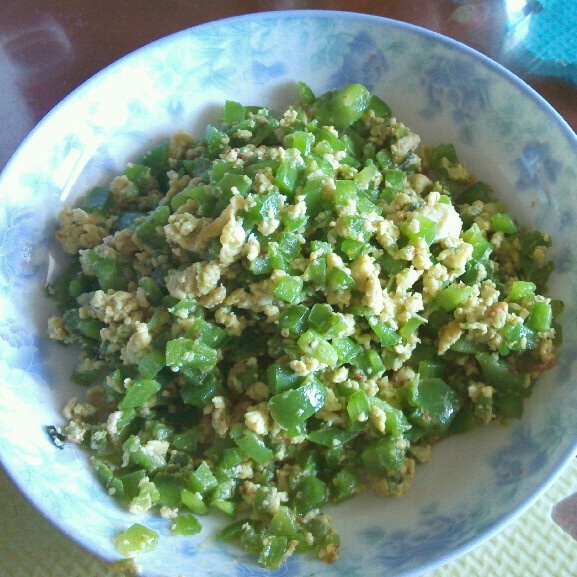 青椒炒鸡蛋