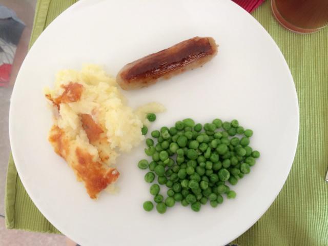 Sausages with mashed potatoes的做法