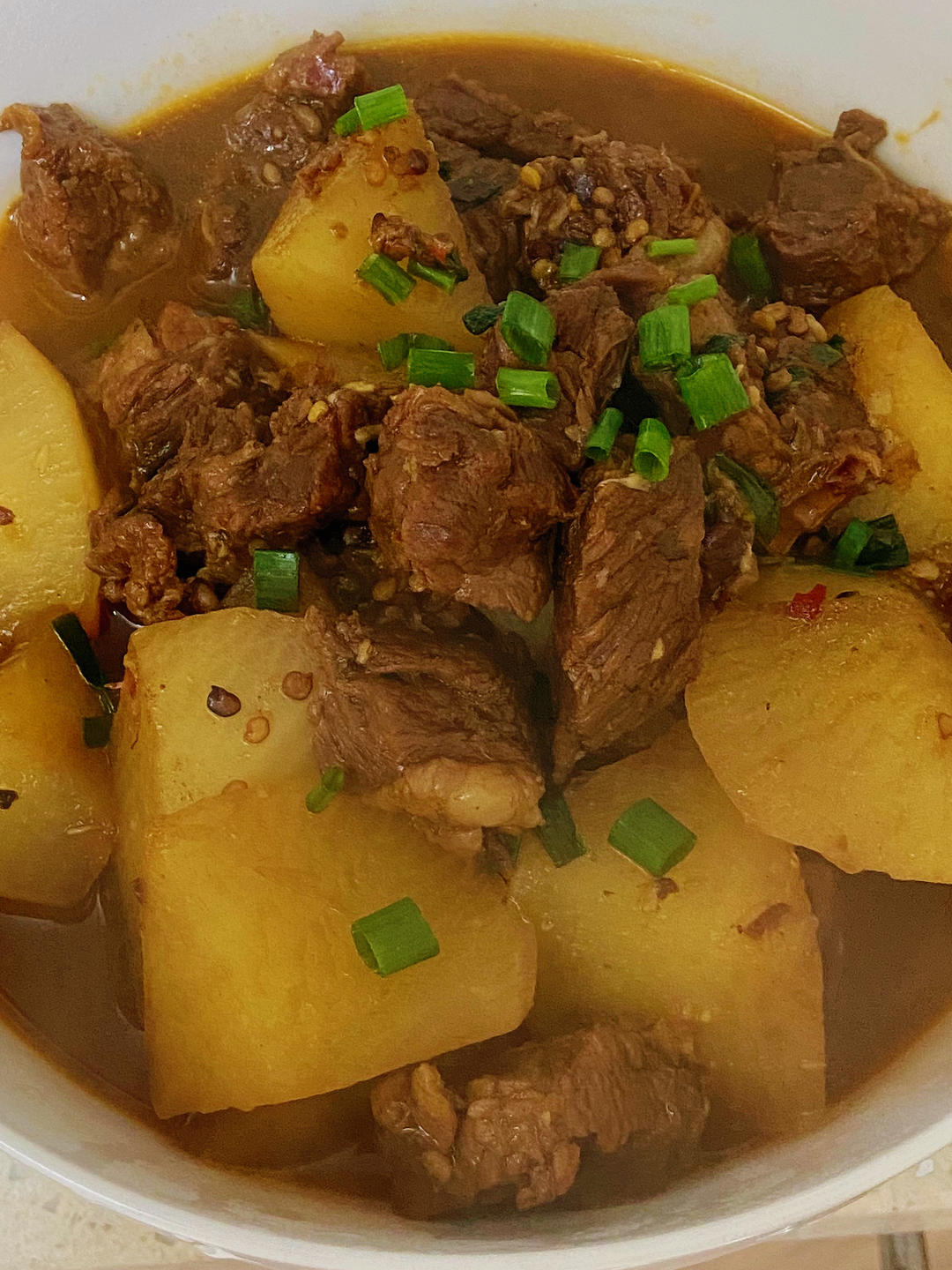 高压锅版萝卜牛腩