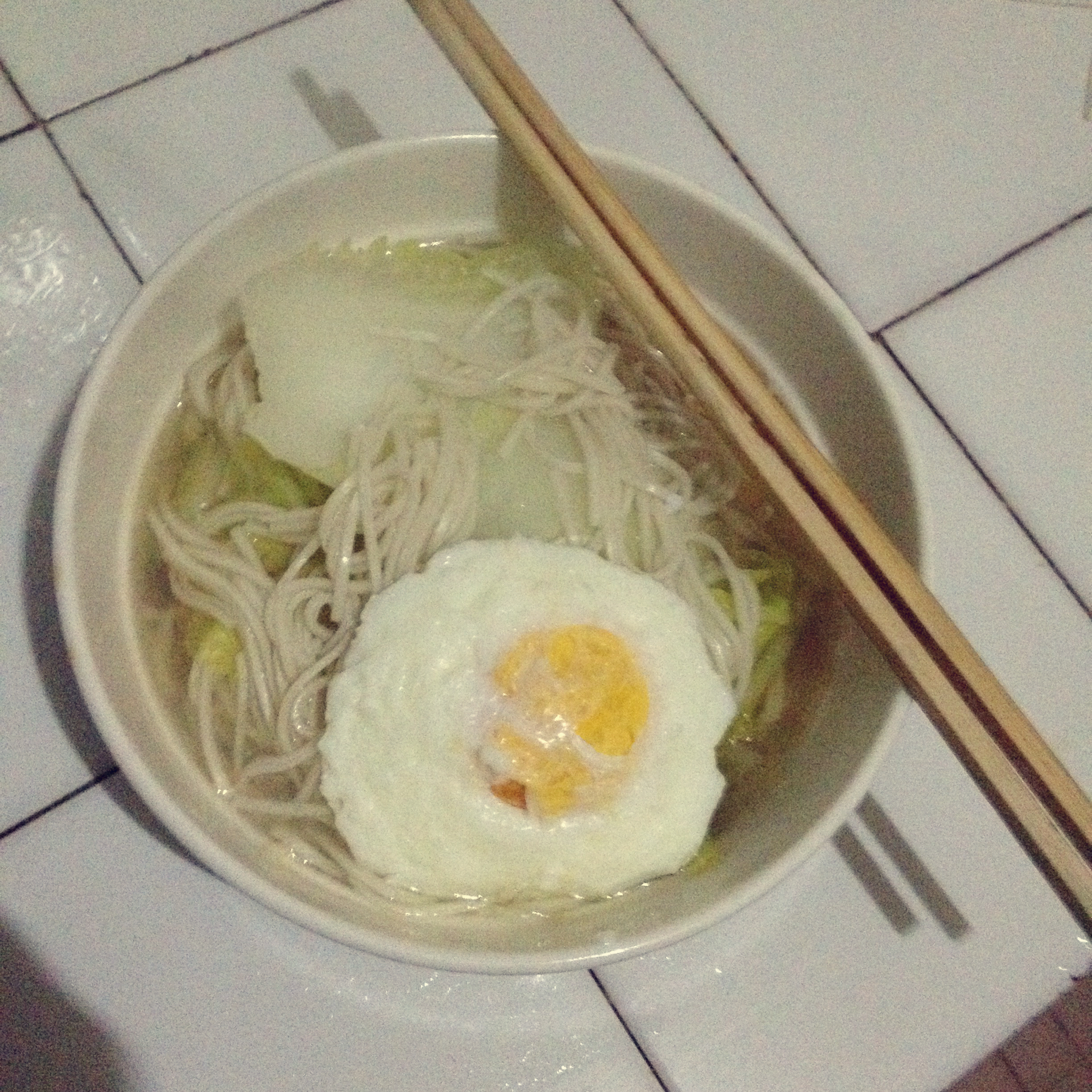 清汤素面