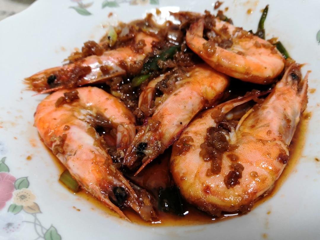 蒜蓉炒大虾