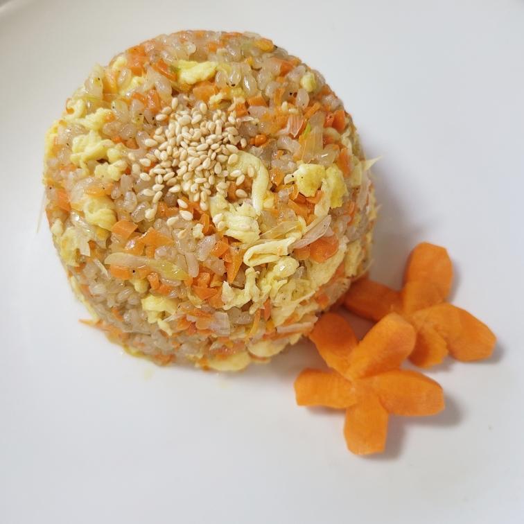 糙米炒饭的做法