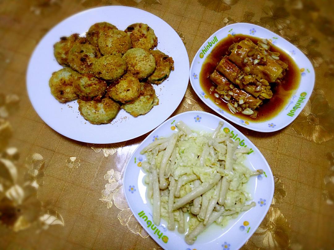 豆皮卷金针菇