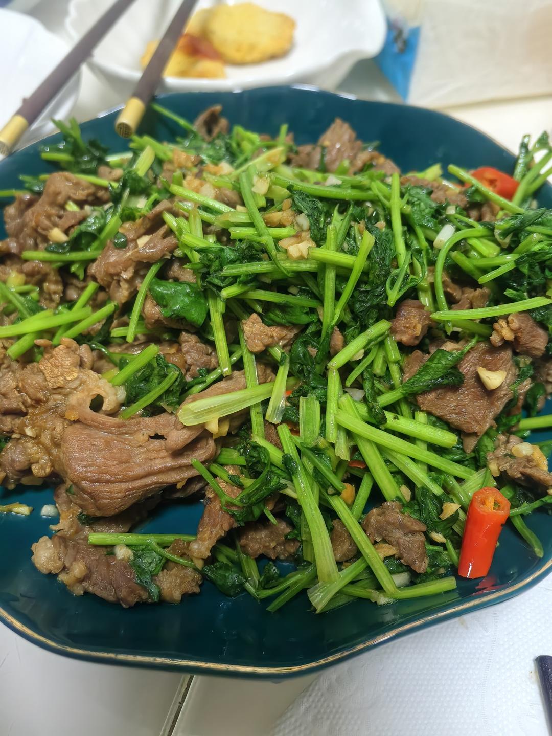 小炒牛肉的做法
