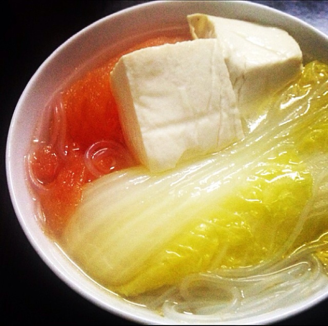 白菜粉丝汤