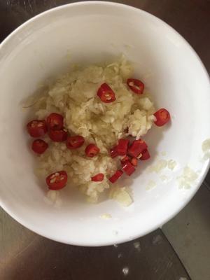 蛋黄蒸豇豆的做法 步骤8