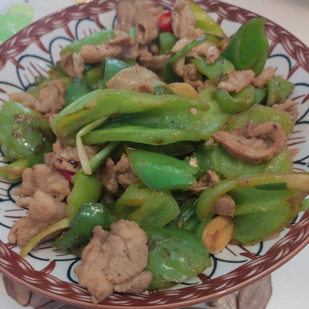 青椒炒肉丝