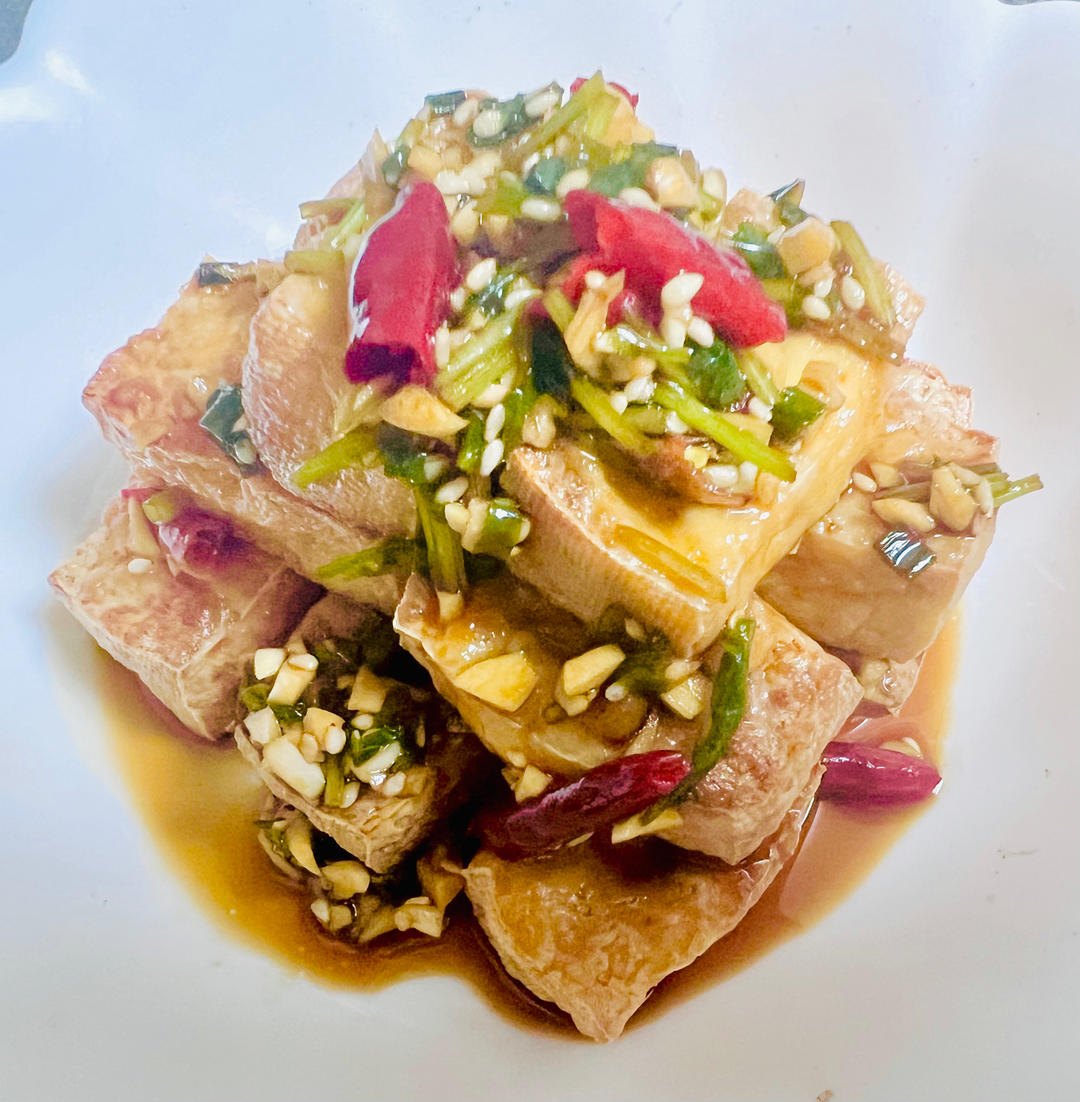 空气炸锅炸豆腐
（空炸豆腐）的做法