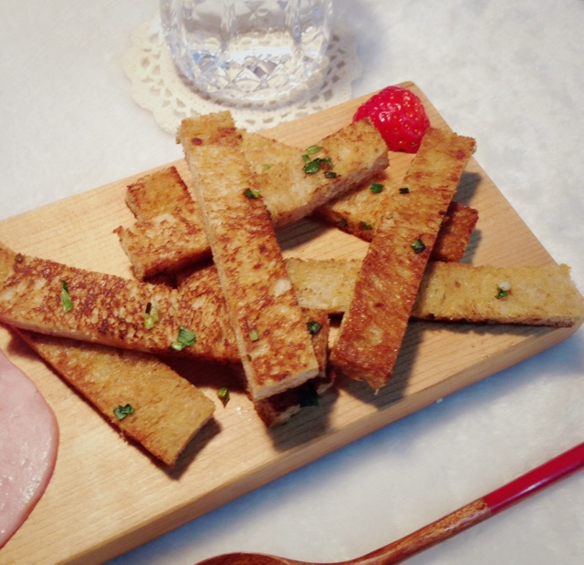 香葱芝麻吐司条