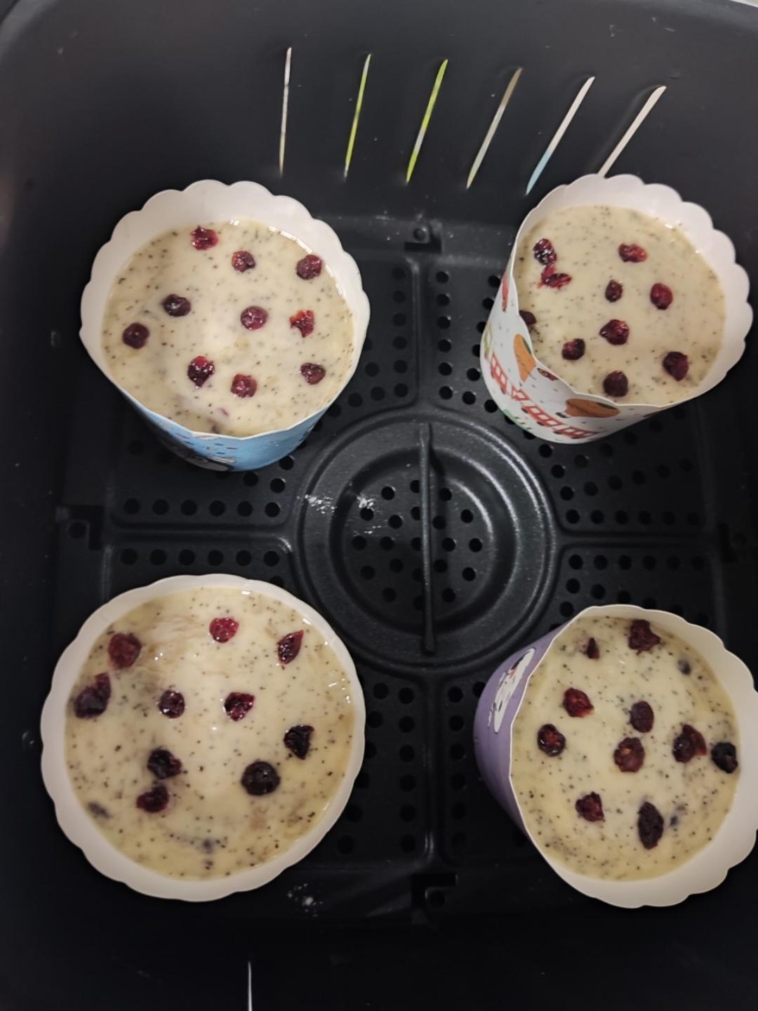 少女心的香蕉蔓越莓玛芬