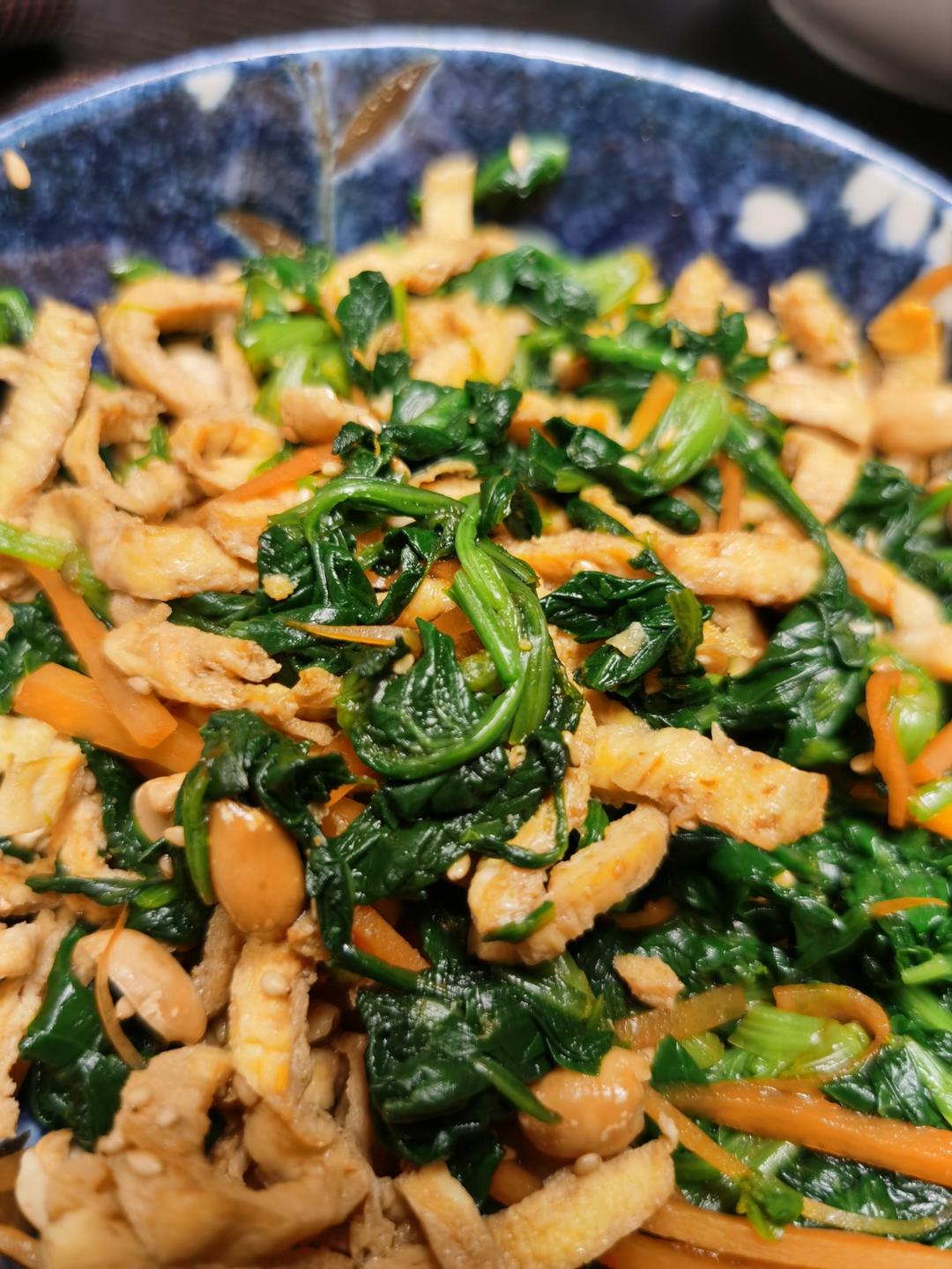健康低脂凉拌菜—菠菜可以这样吃
