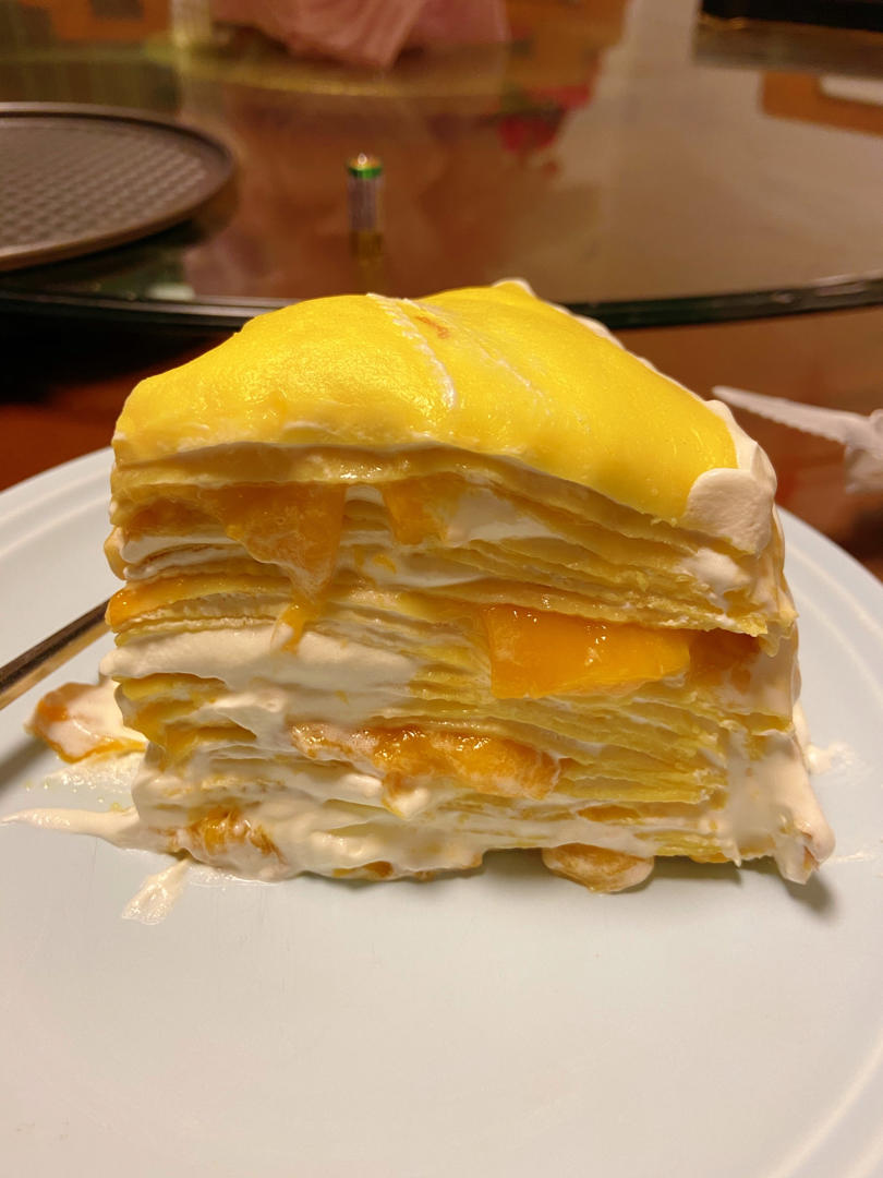 青青子衿0000做的榴莲千层蛋糕