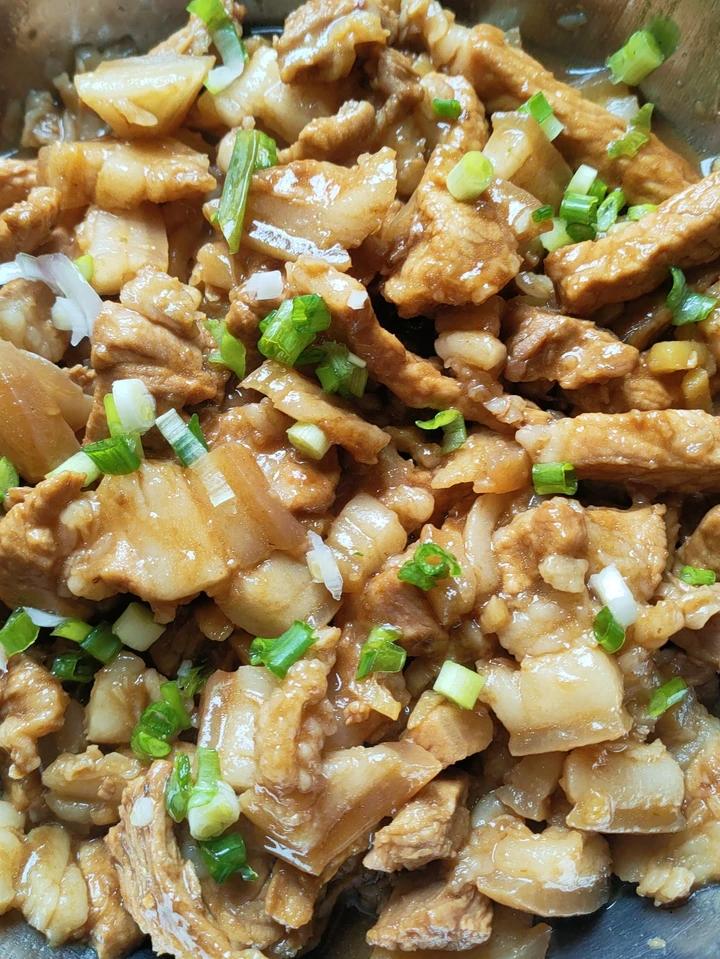 传统炒猪肉