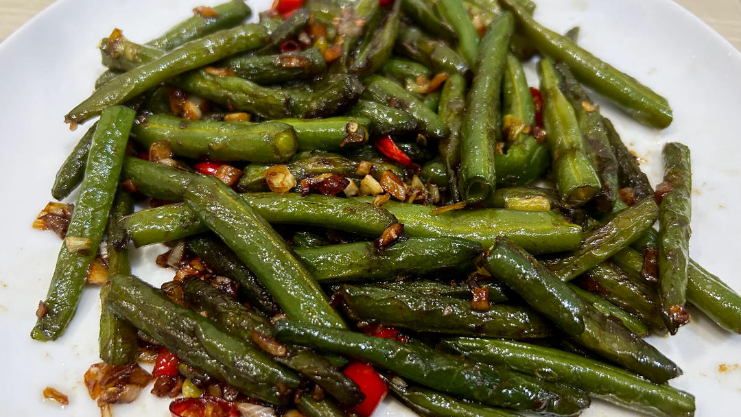 超好吃的干煸豆角