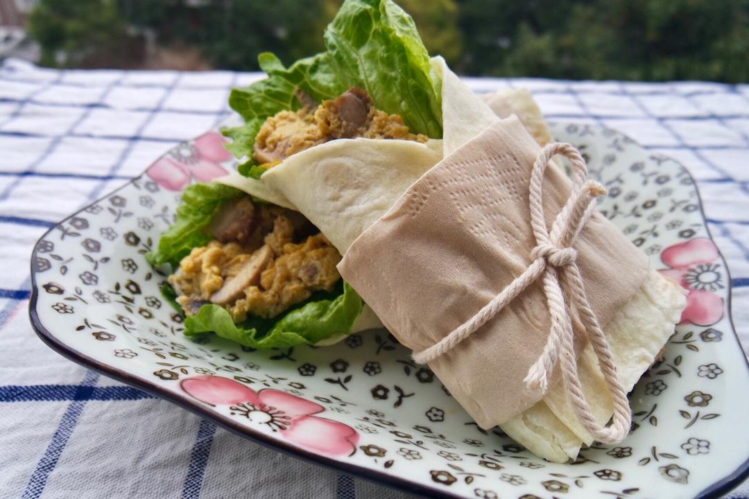 ｛轻食｝拉法卷的完美公式Laffa wrap（附饼皮做法）